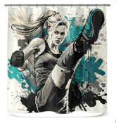 Train like a winner Shower Curtain - Beyond T-shirts
